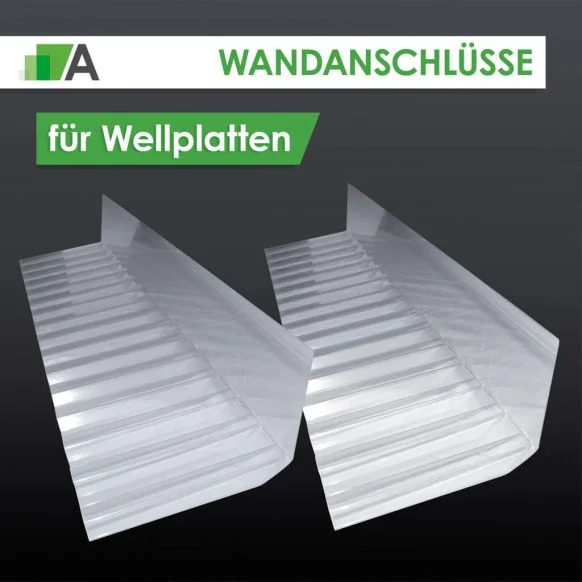 Wandanschlüsse für Wellplatten 