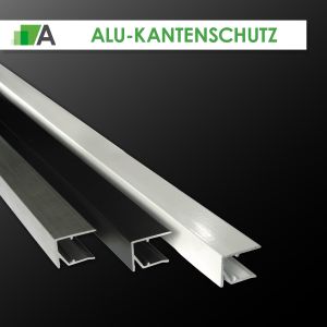 Alu Kantenschutz geschlitzt (Abschluss der unteren Kante)