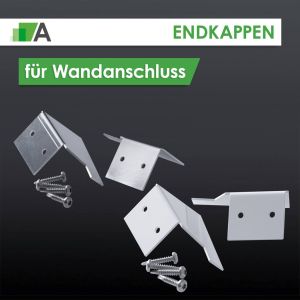 Endkappen für Wandanschluss